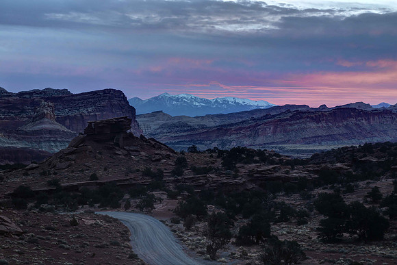Sunrise in Capitol Reef National Park