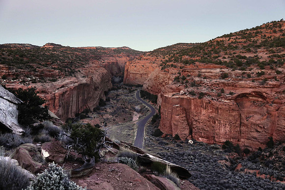 Along the Burr Trail Road near Capitol Reef National Park