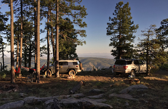 Camping at Promontory Butte