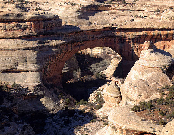 Sipapu Bridge in Natural Bridges State Park, Utah