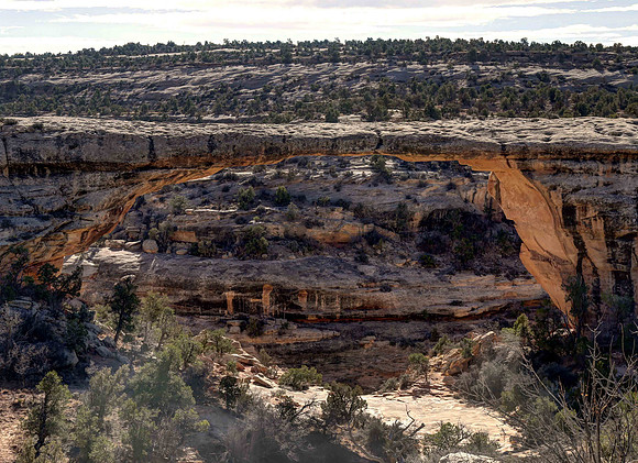 Kachina Bridge in Natural Bridges State Park