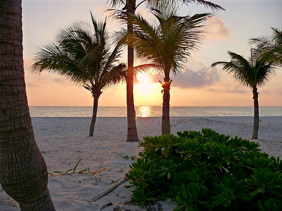 Sunrise in Cancun Mexico
