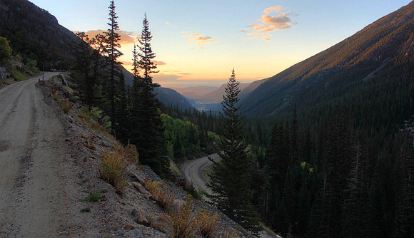 Dawn Along Old Fall River Road