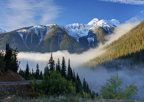 Kendall Peak and Fog in Silverton, Colorado