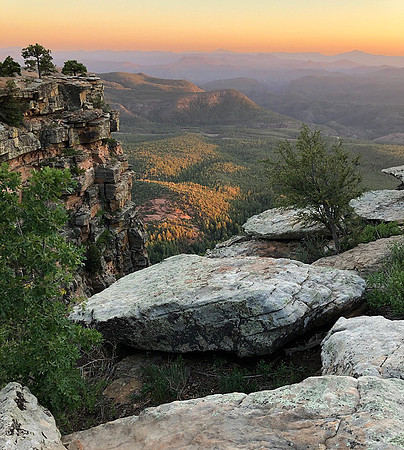 Sunset at Promontory Butte