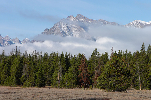 Morning fog in the Teton Range