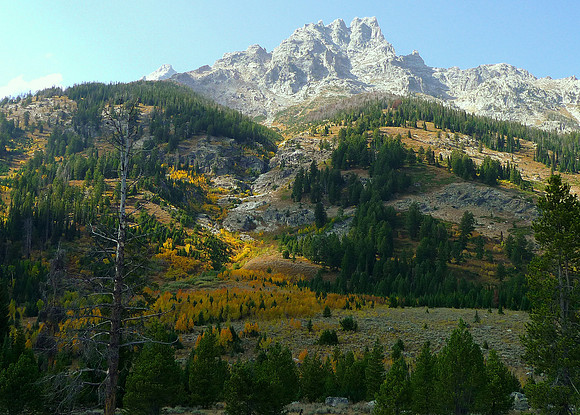 Hiking along Jenny Lake in Grand Teton National Park